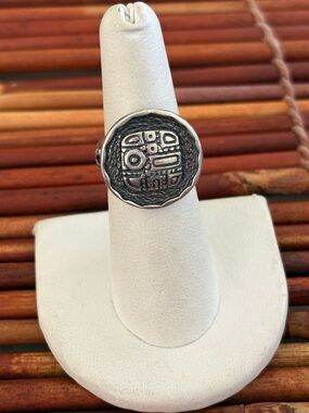 Silpada Sterling Silver Coin Ring Size 6